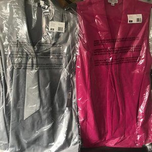 TAHARI Womens Blouse MULTICOLOR Size 2XL SET OF 2